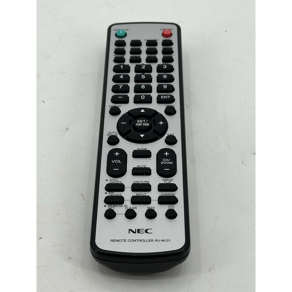NEC MultiSync RU-M121 LED Backlit Display Remote Control - Picture 2 of 10